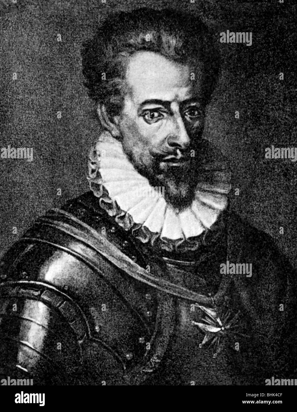 Guise, Henry I Duke of, 31.12.1550 - 23.12.1588, French politician, portrait, wood engraving, 19th century, , Stock Photo