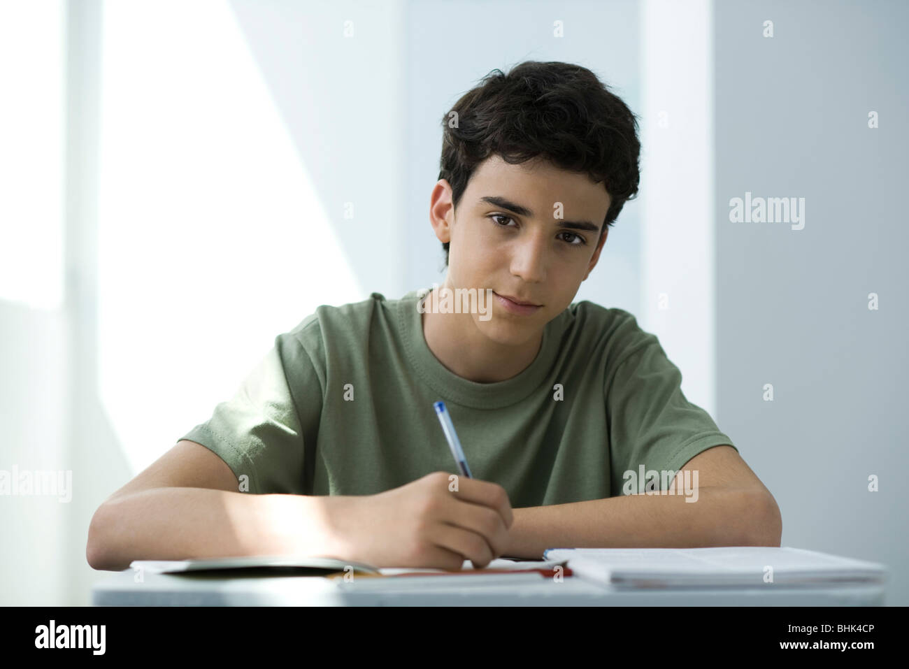 Male high school student, portrait Stock Photo - Alamy