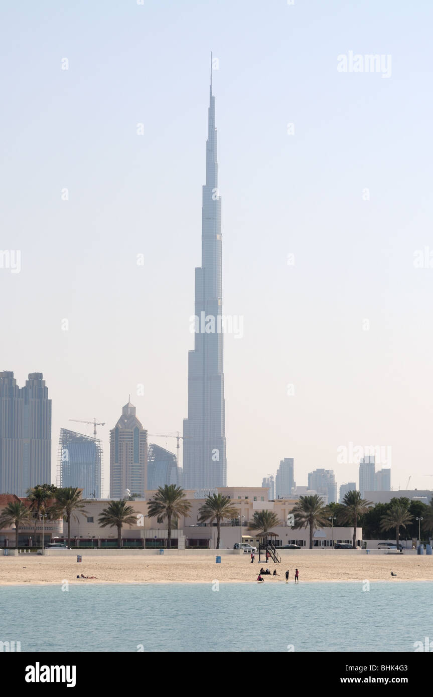 Burj Khalifa in Dubai, United Arab Emirates Stock Photo