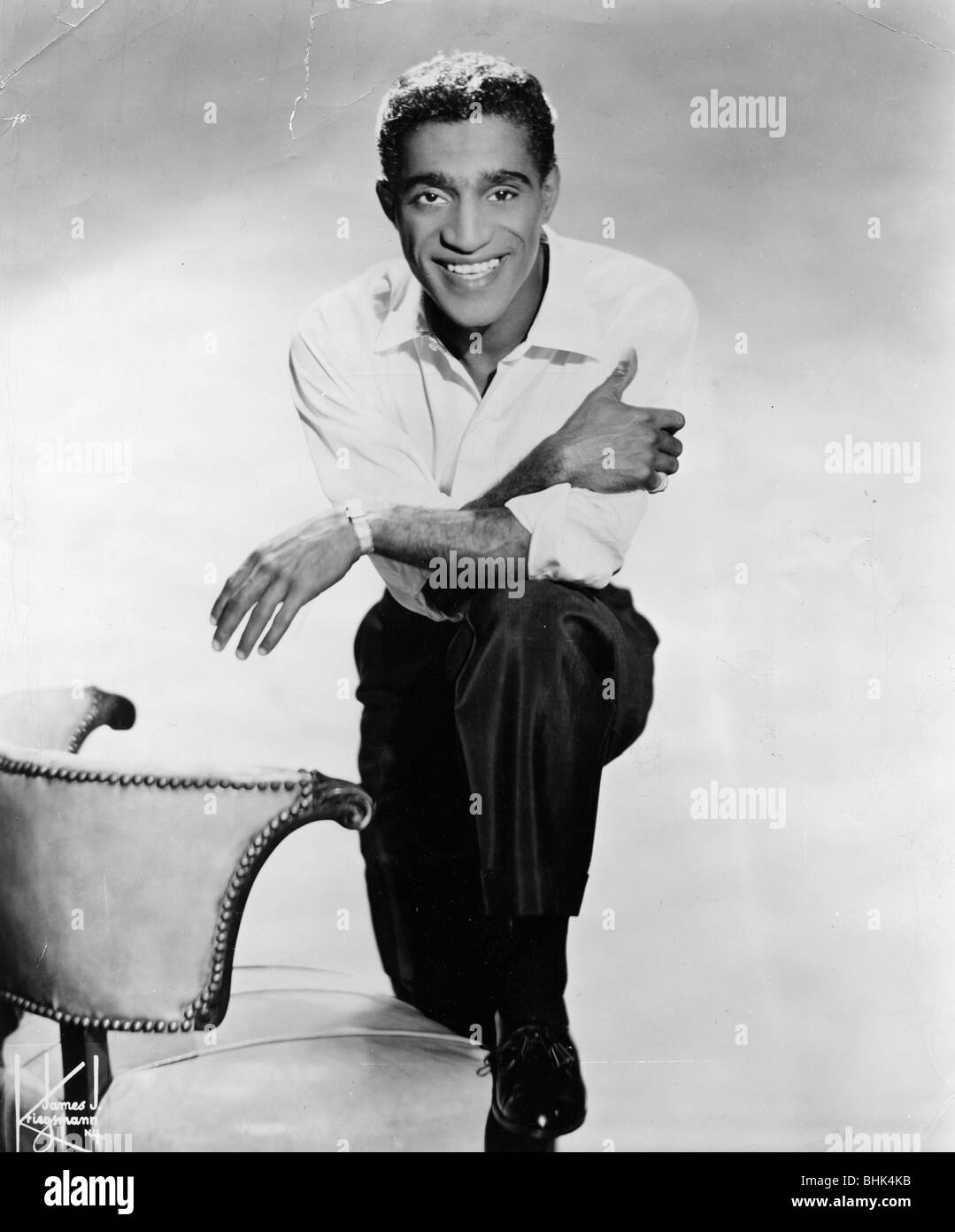 Sammy Davis Jr (1925-1990), American entertainer. Artist: Unknown Stock Photo