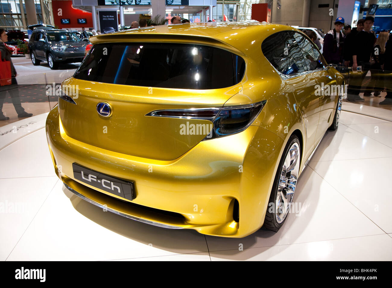 Lexus Concept Hybrid LF-Ch 2010 Stock Photo