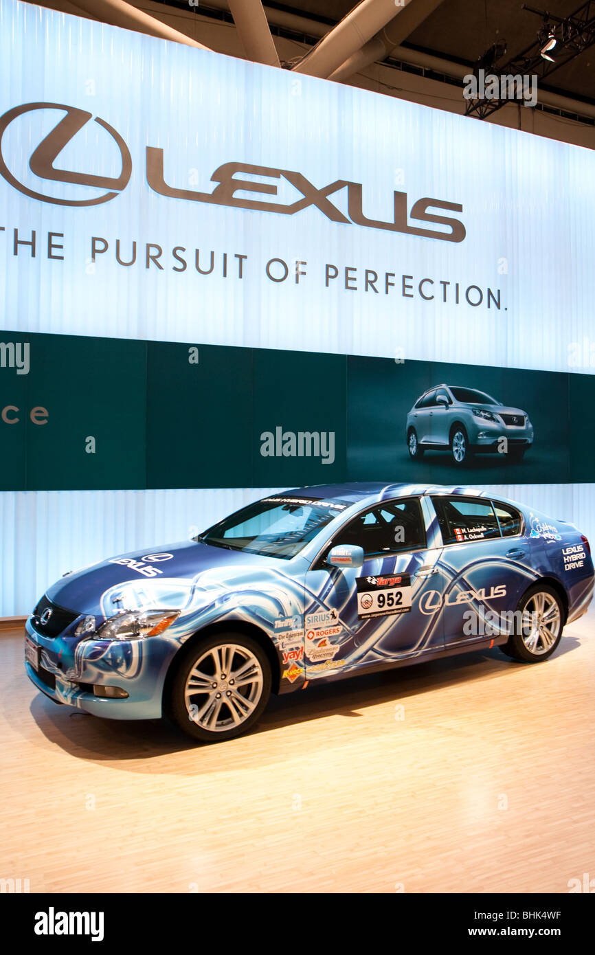 Lexus hybrid car Stock Photo