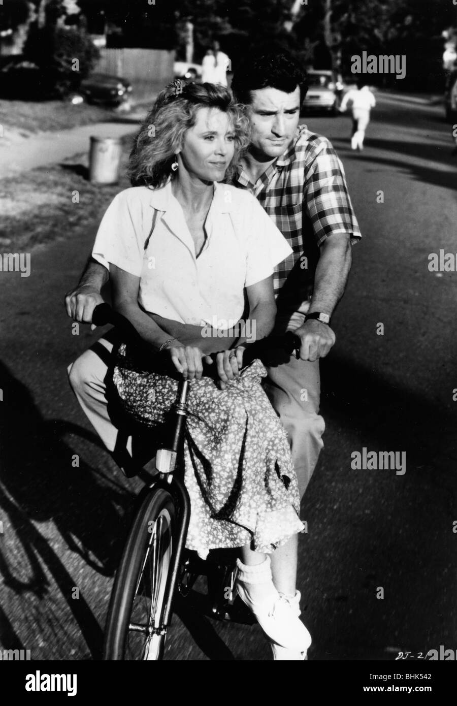 Jane Fonda (1937- ) and Robert De Niro (1943- ), 1990. Artist: Unknown Stock Photo