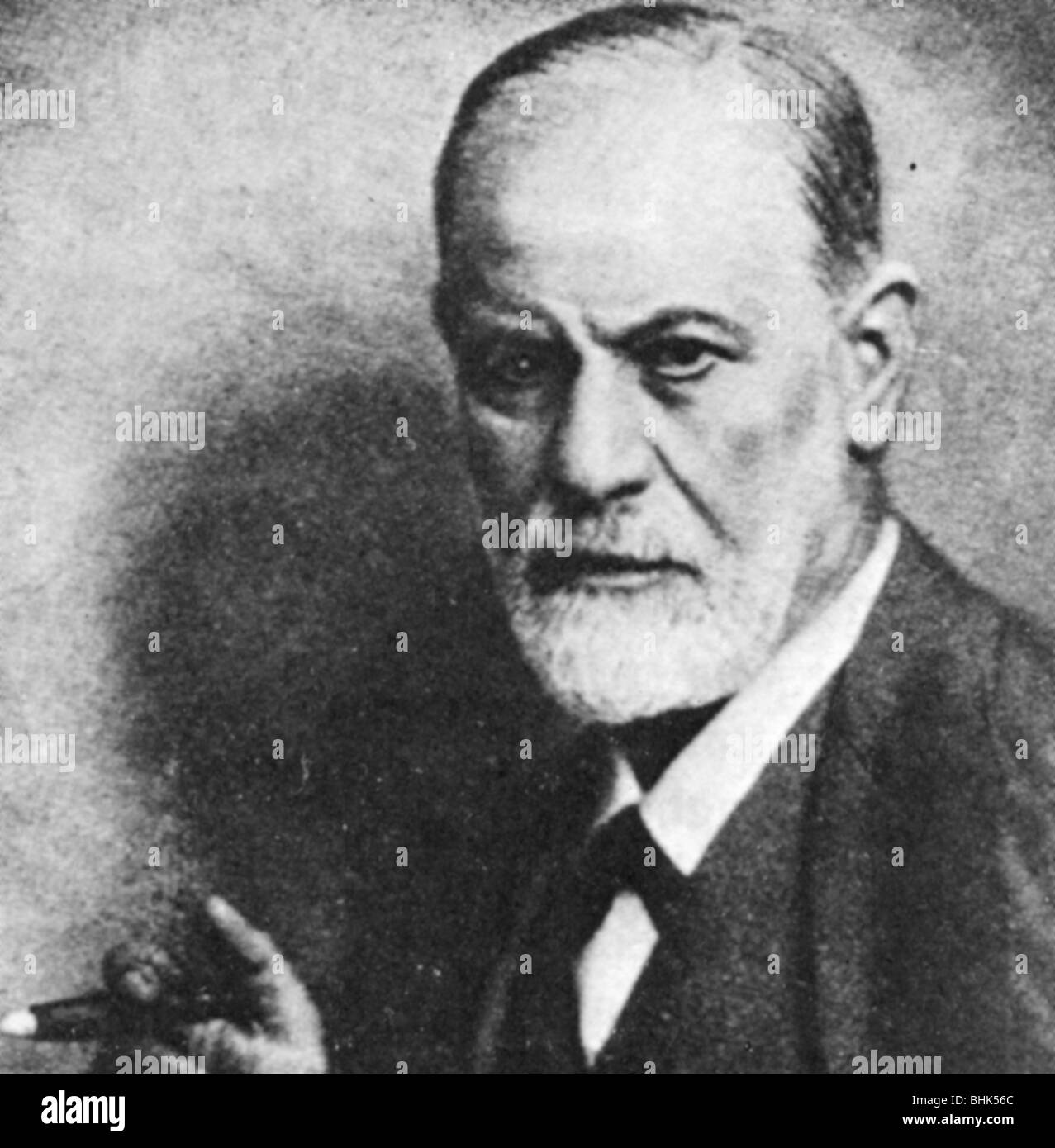 Sigmund Freud (1856-1939), Austrian Psychologist. Artist: Unknown Stock Photo