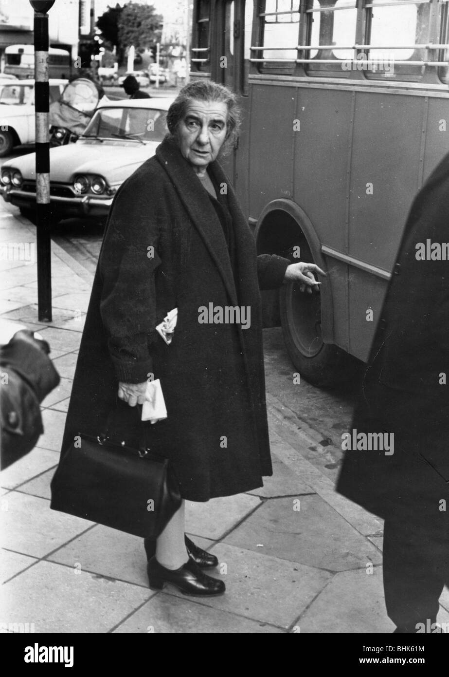 Golda Meir (1898-1978), Israeli Prime Minister. Artist: Unknown Stock Photo