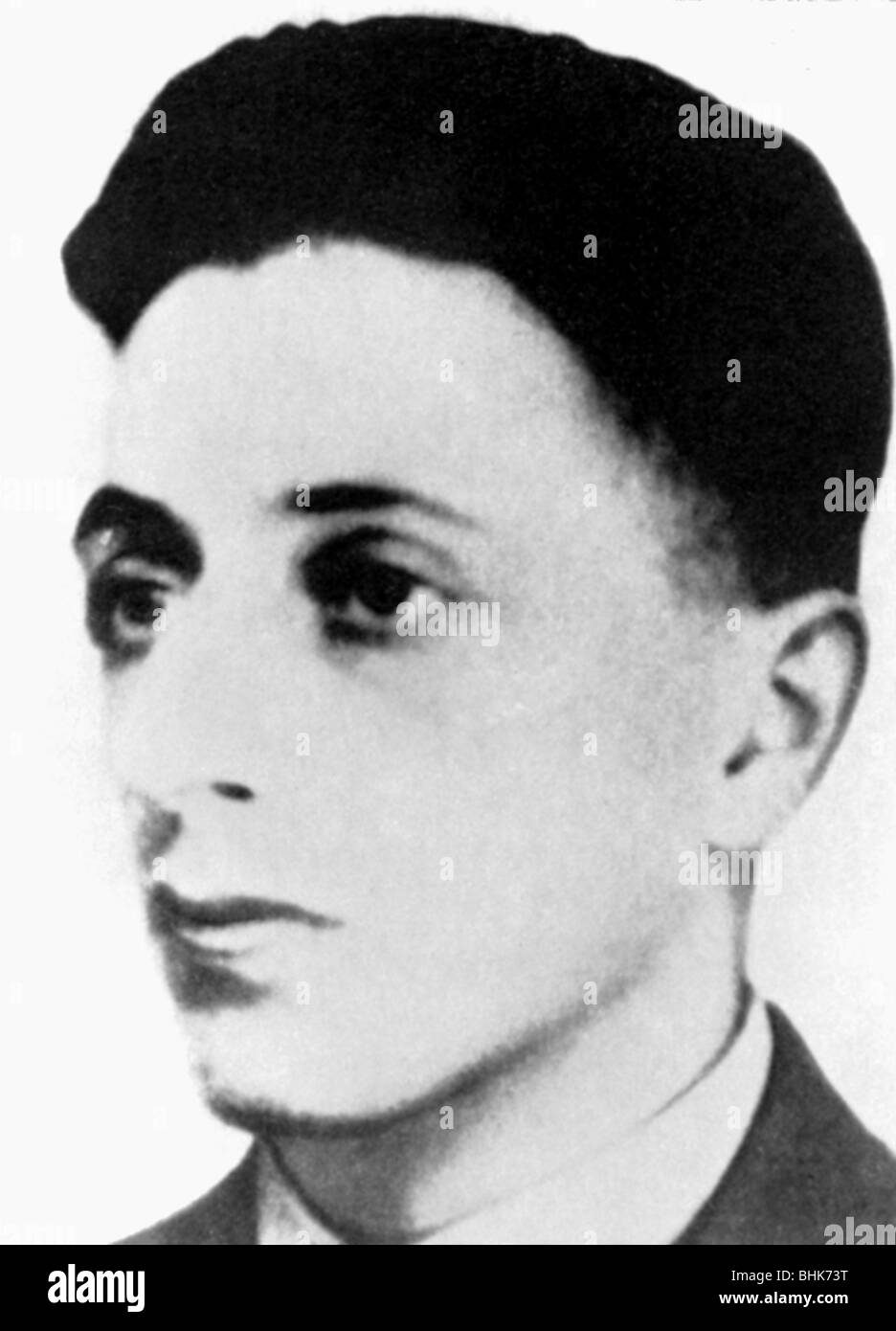 Baum, Herbert, 10.2.1912 - 11.6.1942, German craftsman, portrait, 1930s, , Stock Photo