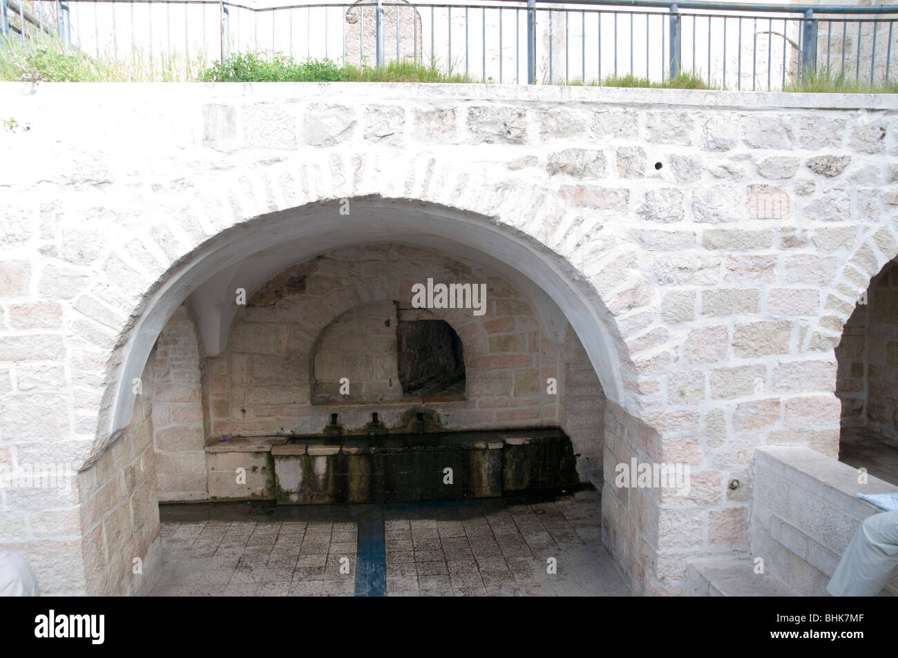 Israel, Jerusalem, Ein Kerem (Also Ein Karem), The traditional birthplace of John the Baptist. Mary's Spring Stock Photo