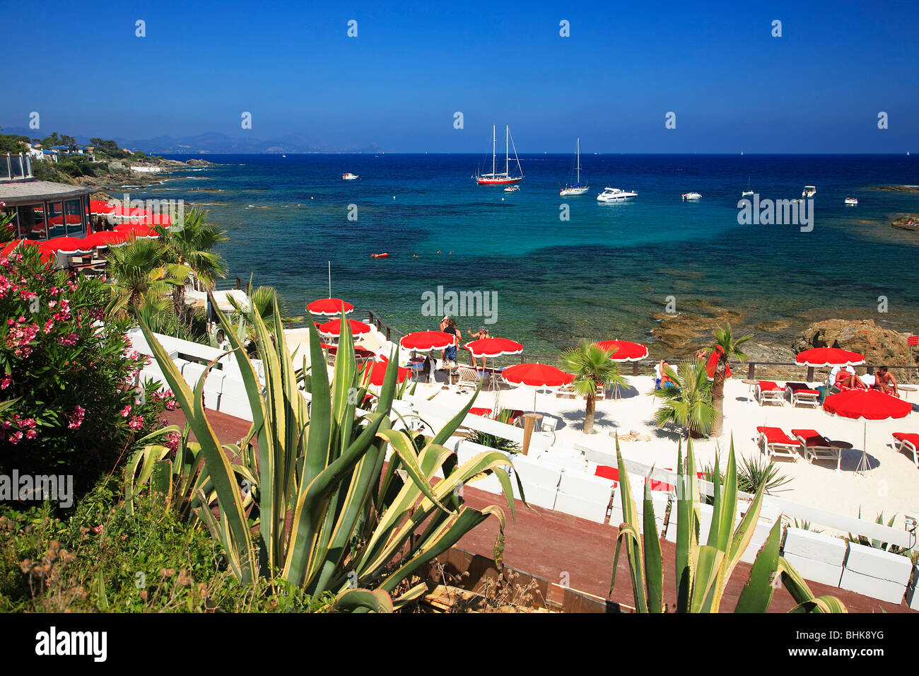 CALANQUE DE BONNE EAU, VAR Stock Photo