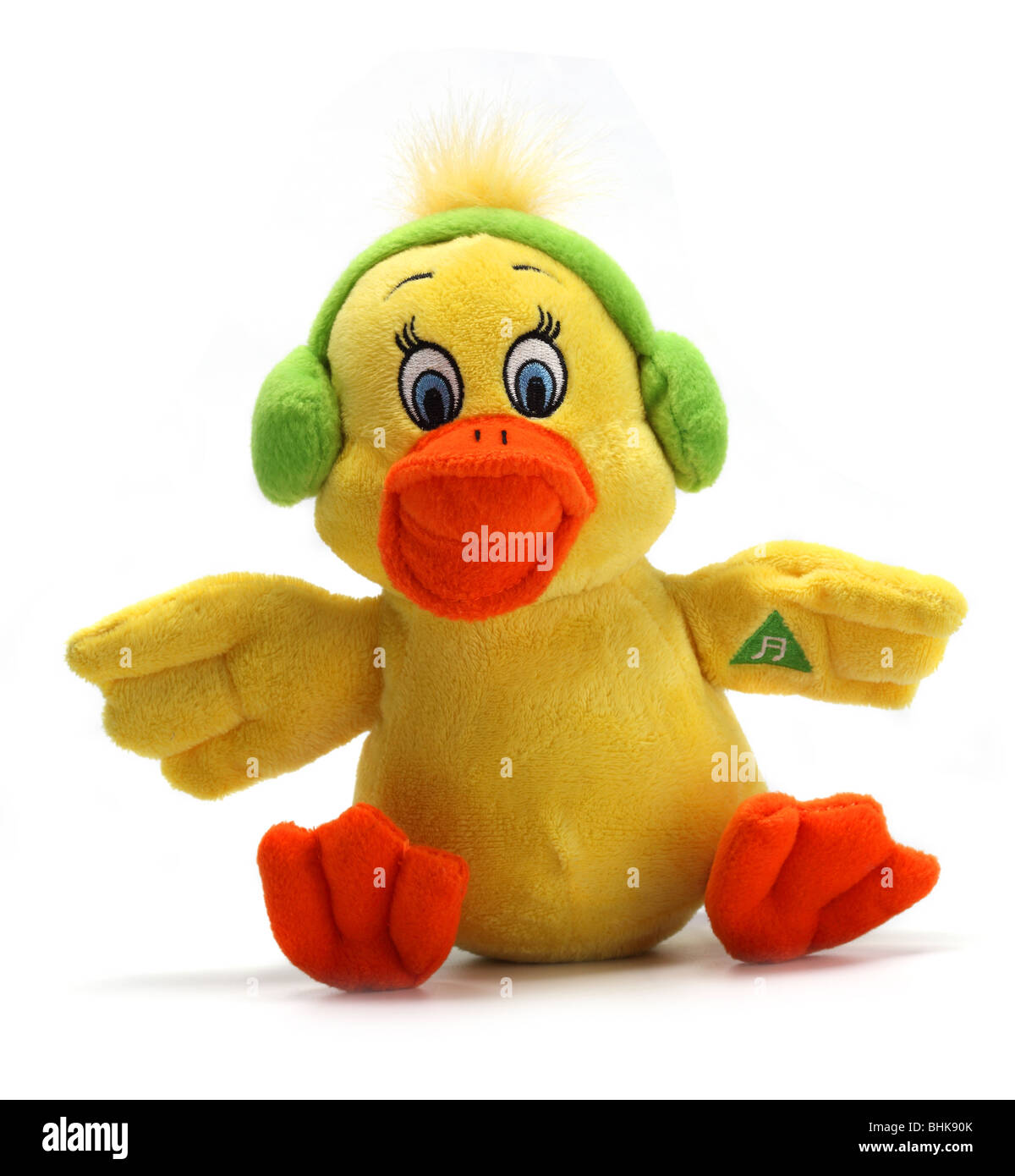 Yellow duck stuffed soft toy hi-res stock photography and images - Alamy