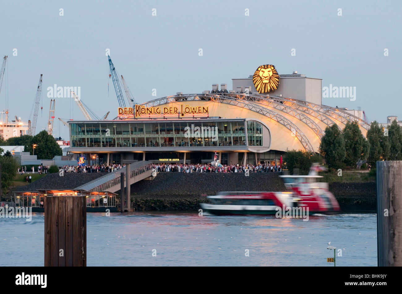 musical theatre Lion King, Hamburg Harbour, Hamburg, Germany Stock