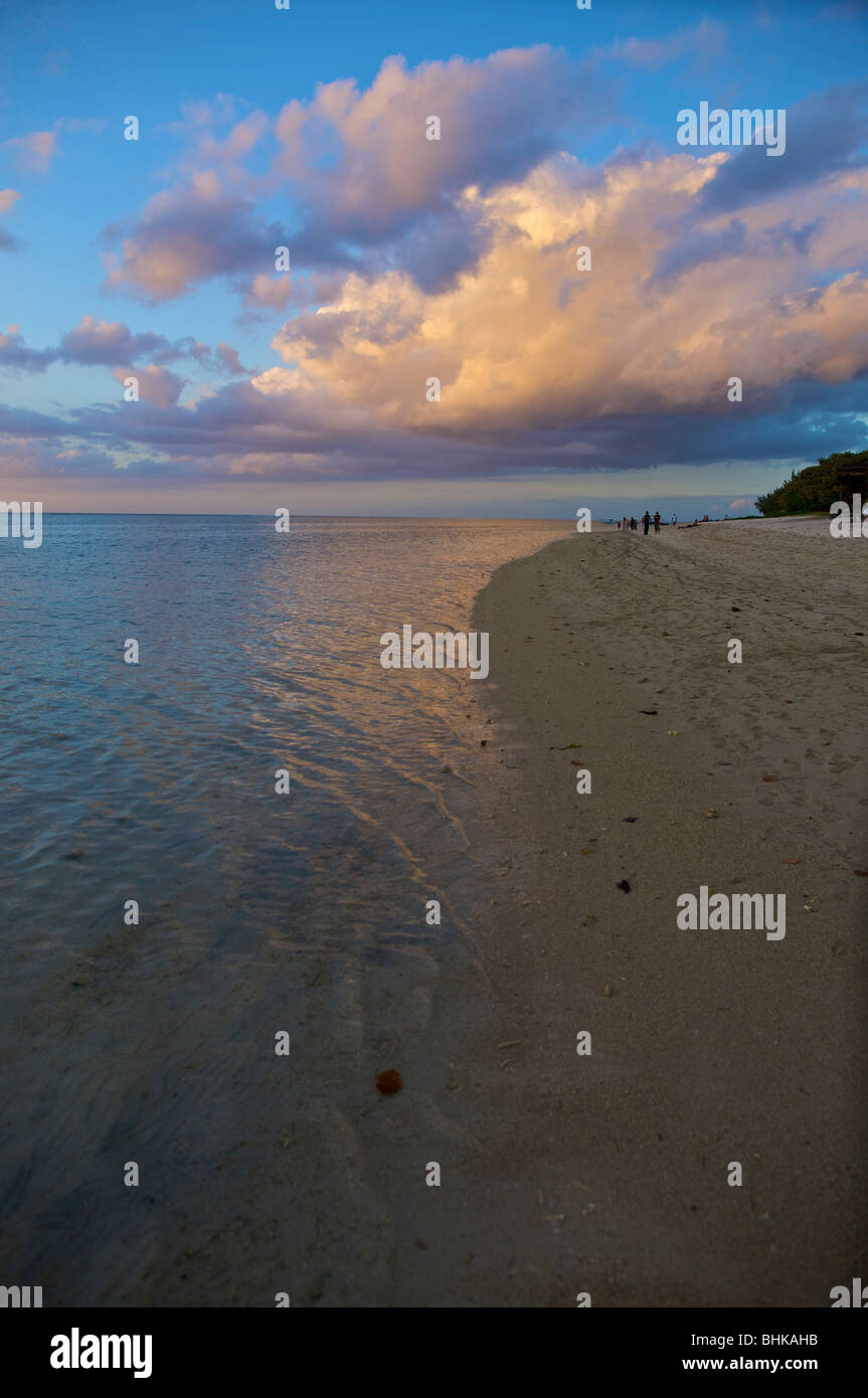 Indian Ocean Sunset Stock Photo