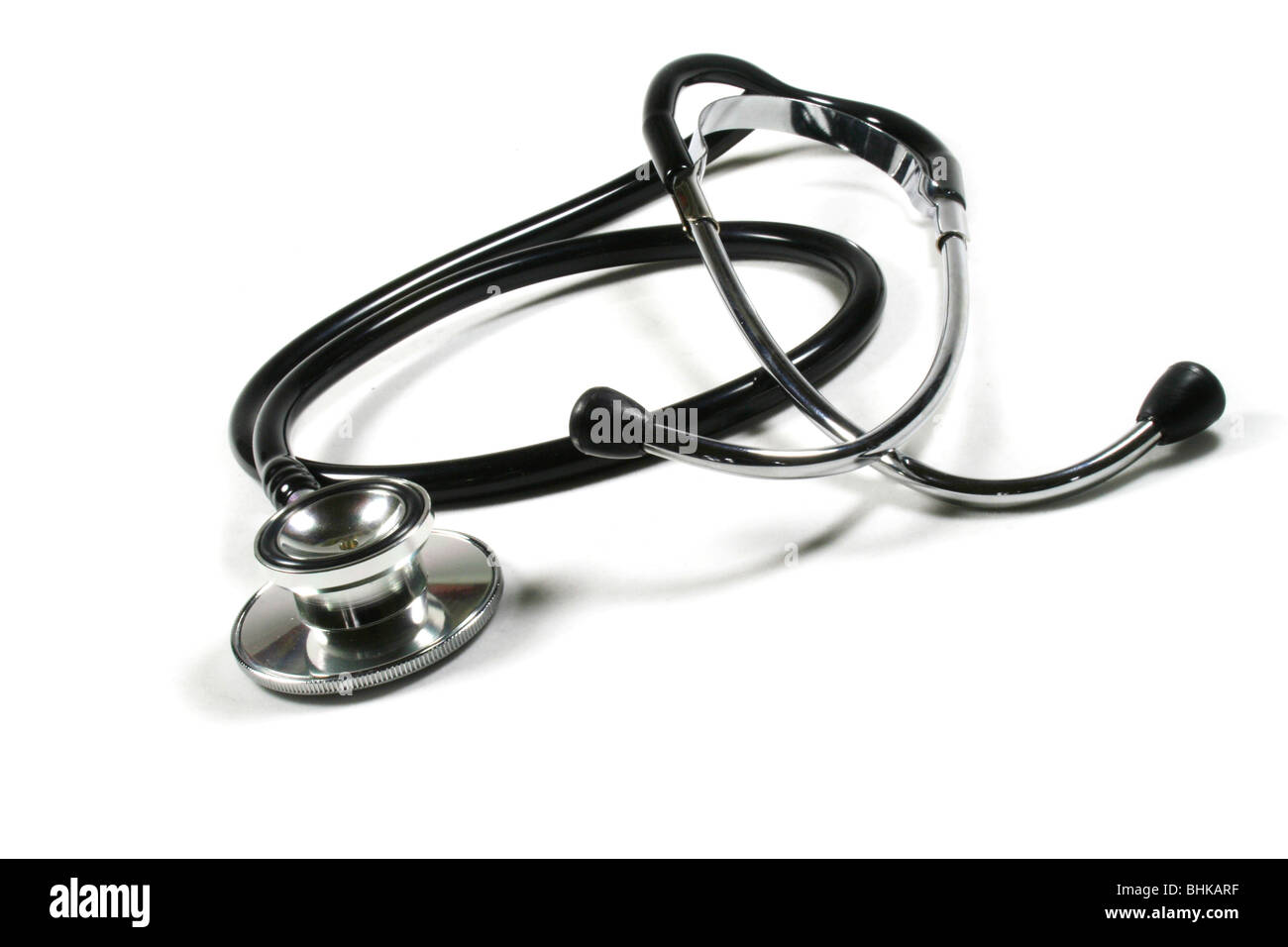 Stethoscope on a white background Stock Photo - Alamy