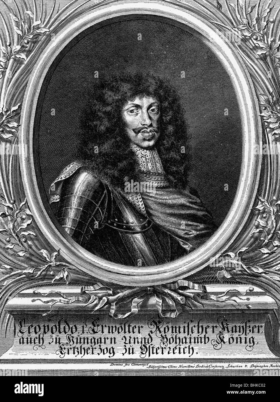 Leopold I, 3.6.1640 - 5.5.1705, Holy Roman Emperor 18.7.1658 - 5.5.1705 ...