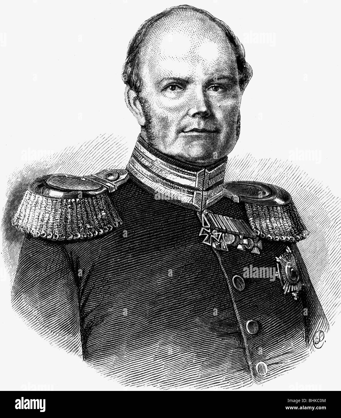 King frederick william iv of prussia Black and White Stock Photos