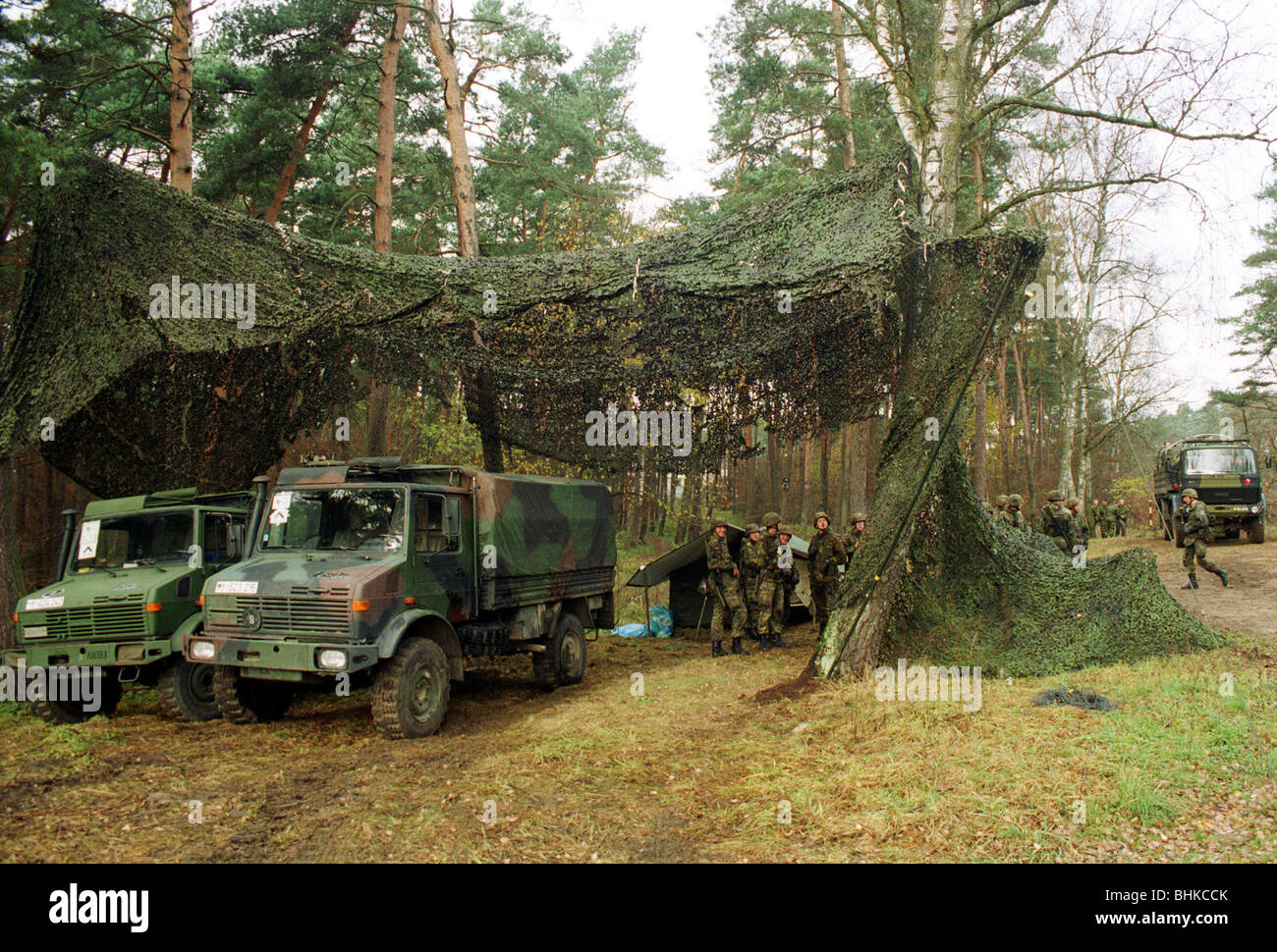 German Bundeswehr during manoeuvres, Konotop, Poland Stock Photo - Alamy