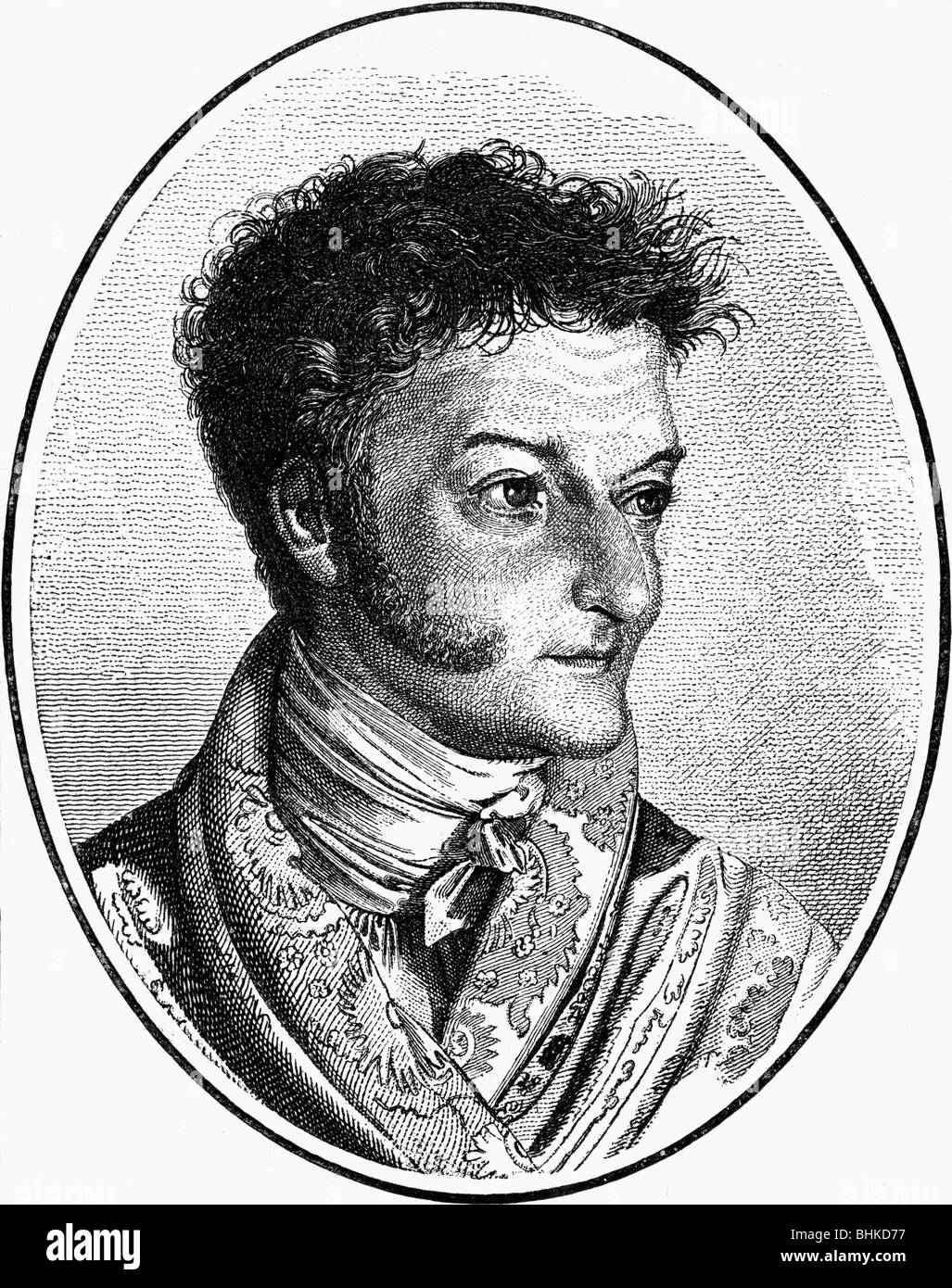 Hoffmann, E. T. A., 24.1.1776 - 25.6.1822, German author / writer, portrait, steel engraving by Passini after drawing by M. Hensel, 19th century, , Artist's Copyright has not to be cleared Stock Photo