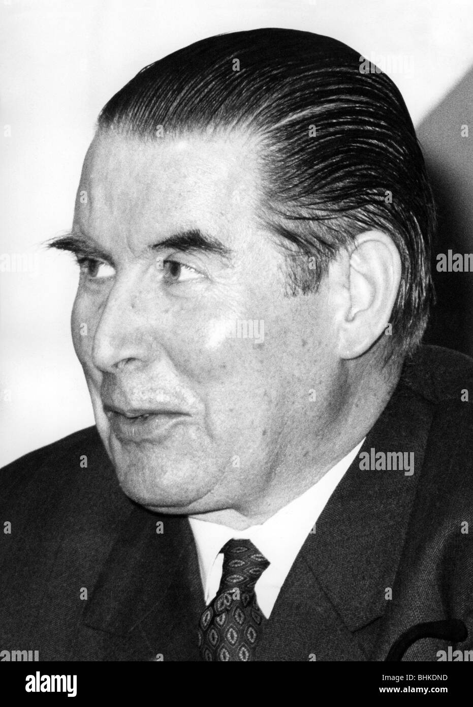 Schroeder, Gerhard, 11.10.1910 - 31.12.1989, German politician (CDU), Chairman of the Board of Foreign Affairs 1969 - 1980, portrait, Berlin, 1971, , Stock Photo