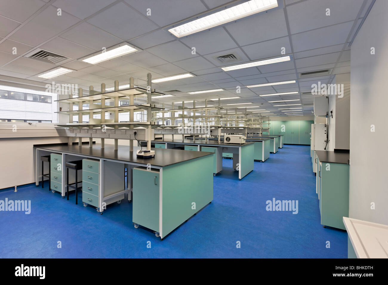 Refurbished laboratory at the John Radcliffe Hospital in Oxford Stock
