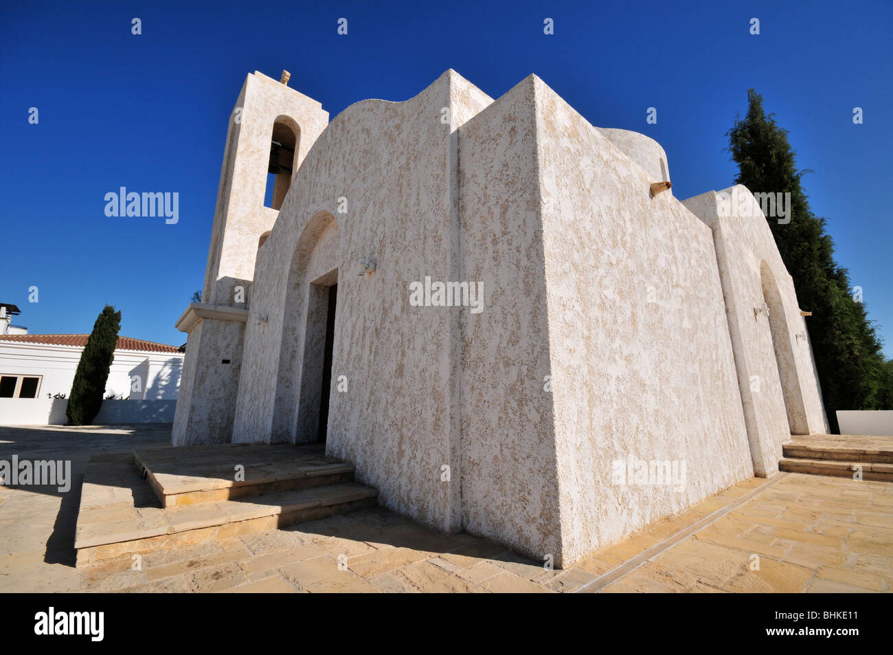 The chapel at Anassa hotel on Cyprus Stock Photo