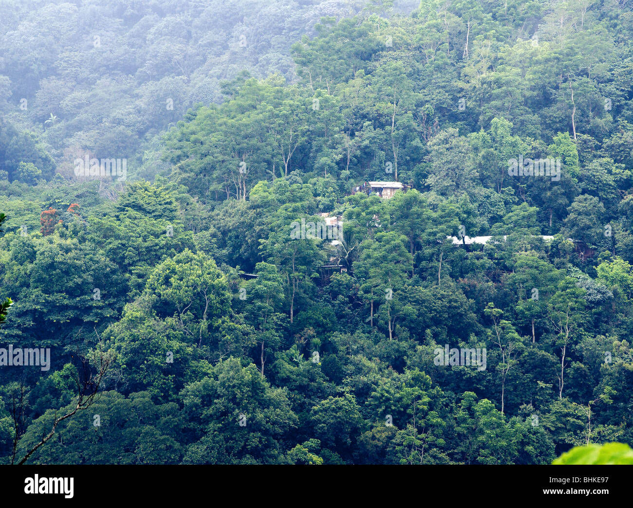 El Salvador. Landscape in Ahuachapán. Stock Photo