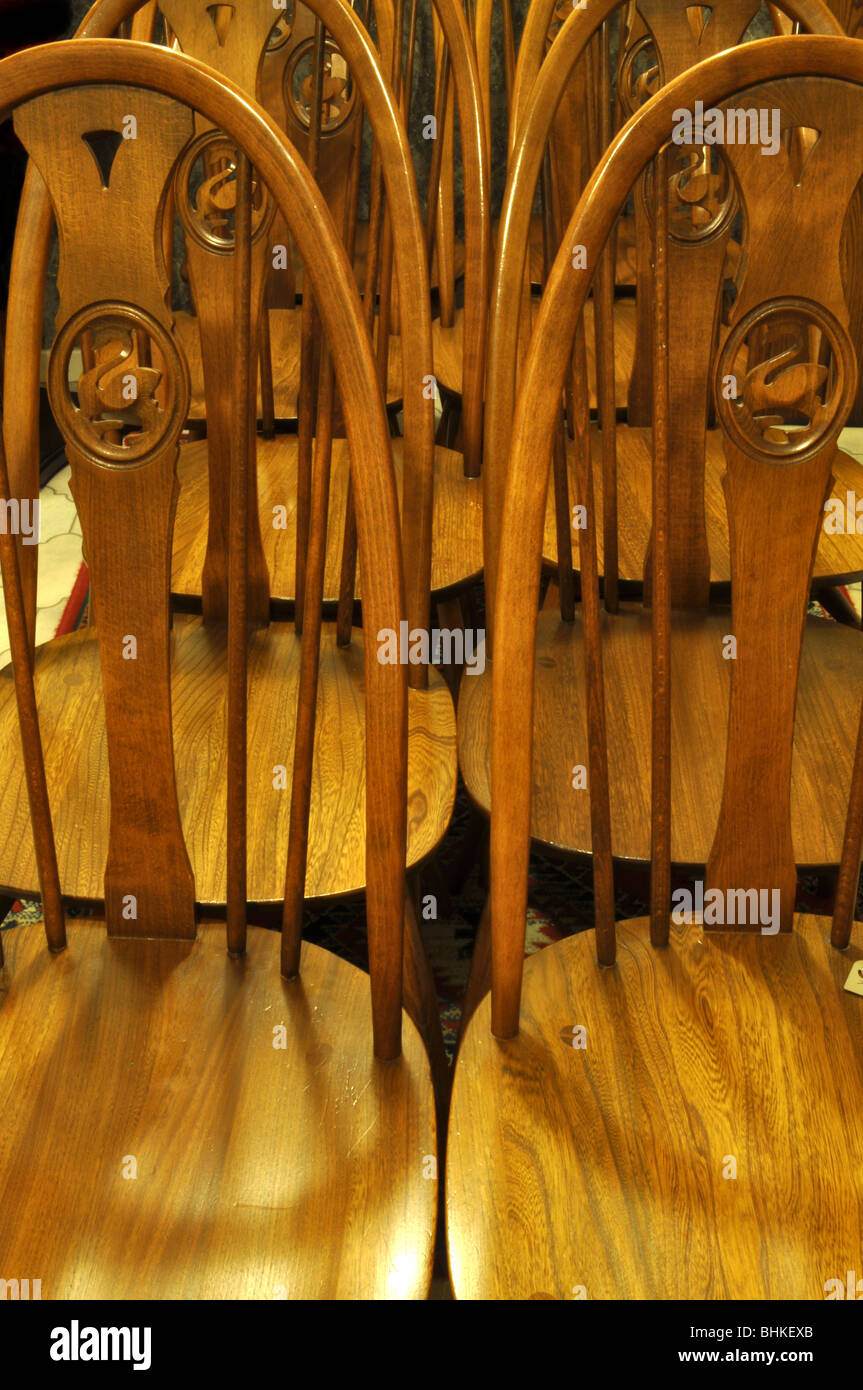 Ercol Swan Chairs Stock Photo 28088323 Alamy