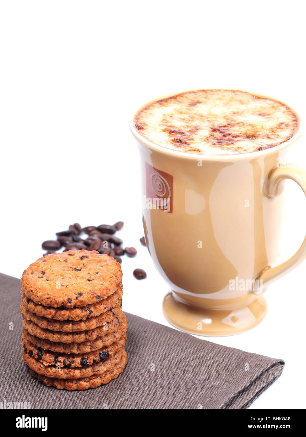 coffee with cookies Stock Photo