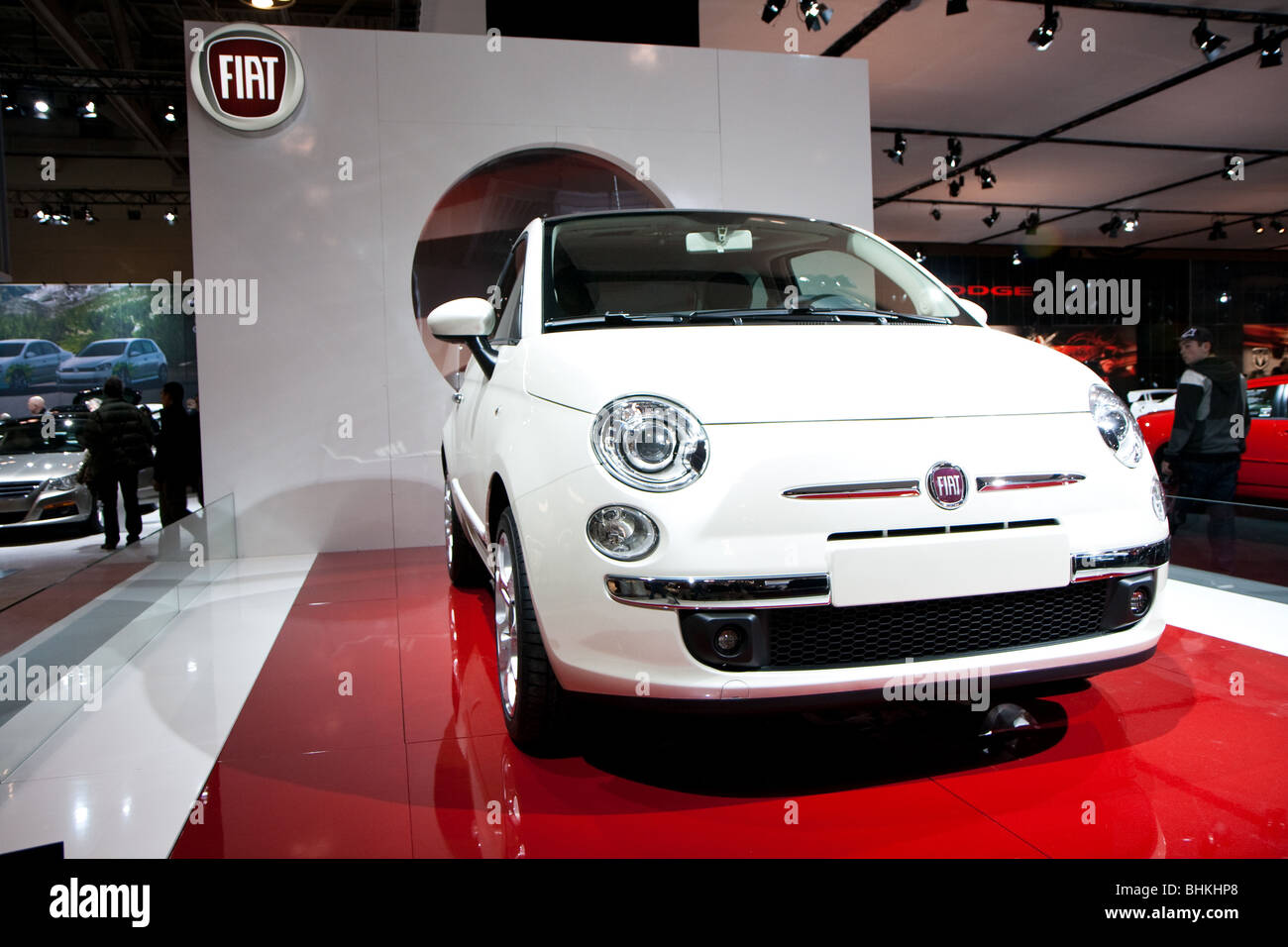 Fiat 500 front view Stock Photo - Alamy