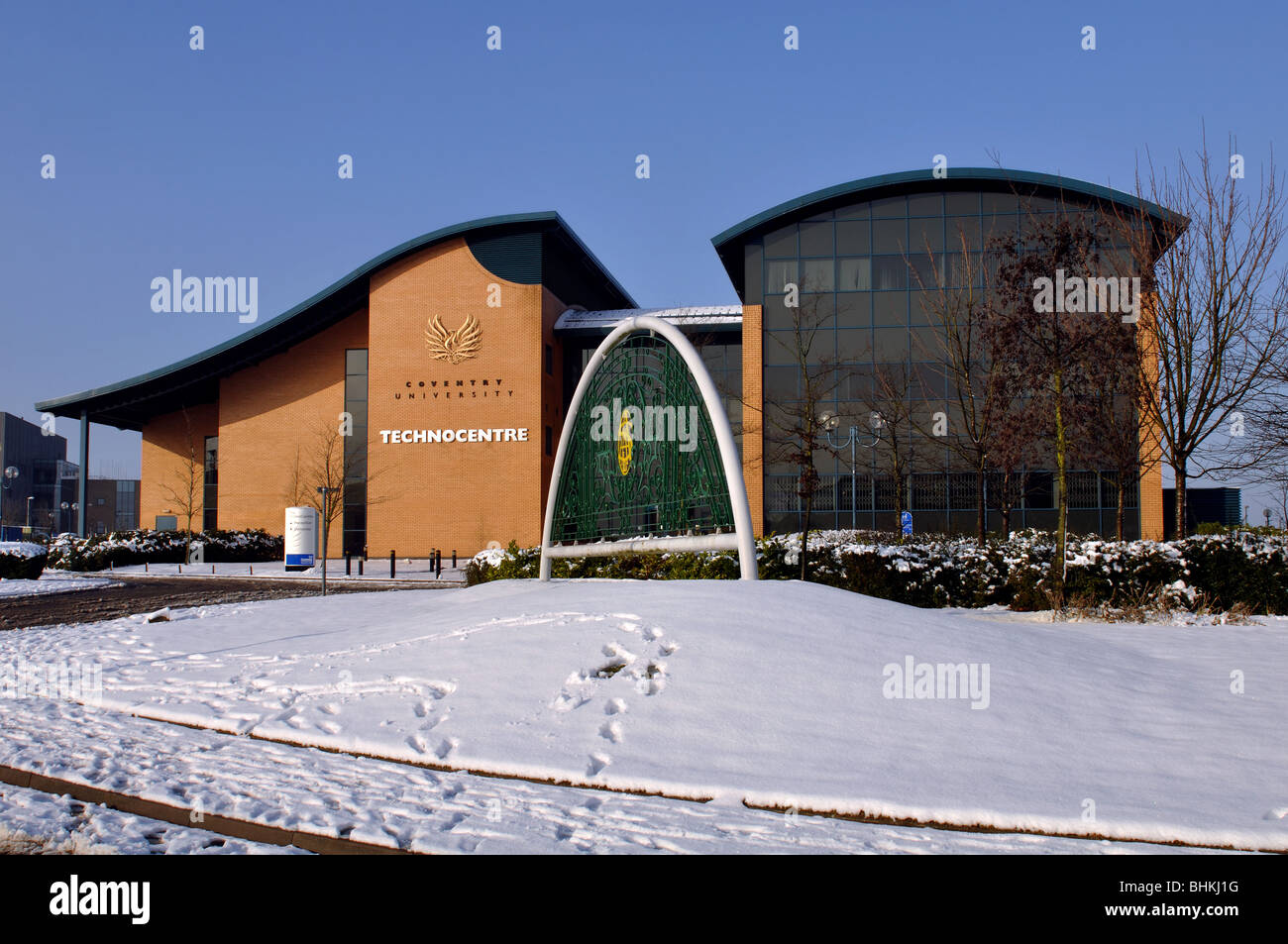Coventry University Technocentre With Snow Coventry West Midlands coventry-university-technocentre-with-snow-coventry-west-midlands