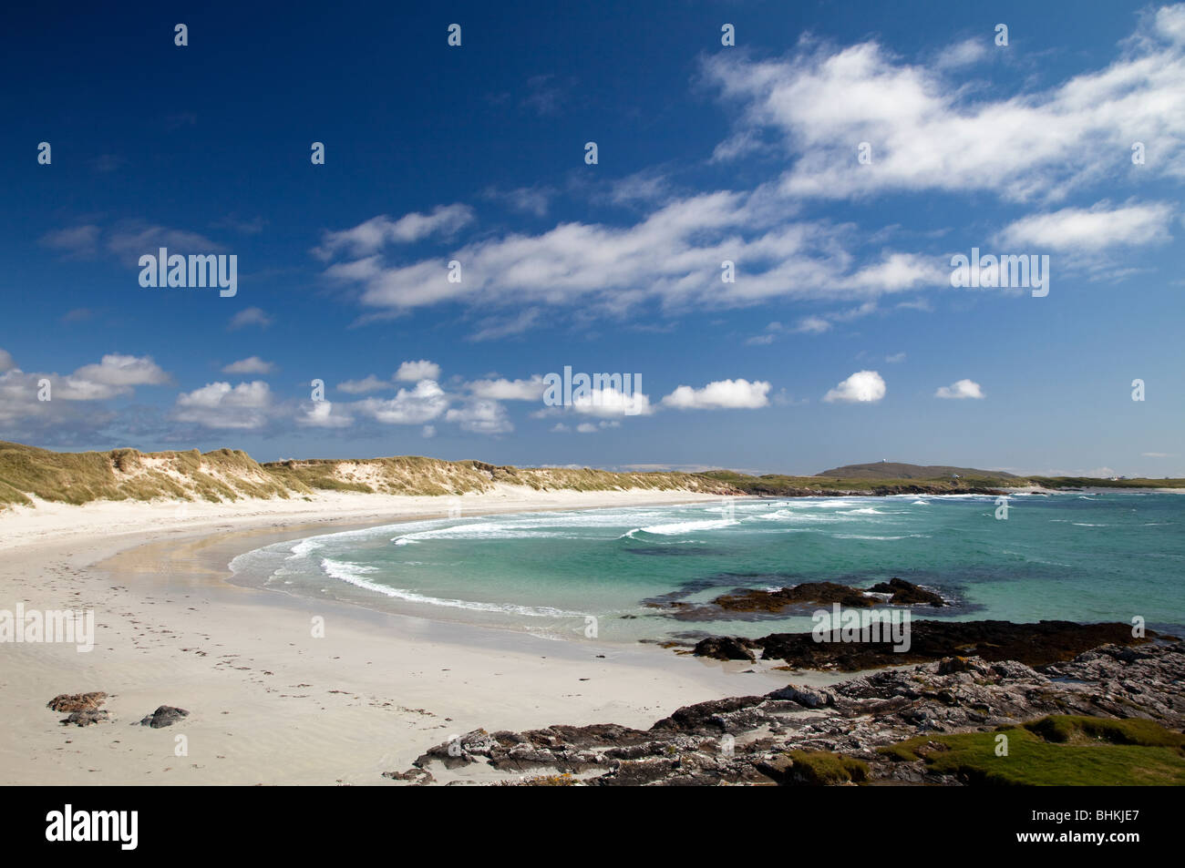 Scotland, Argyll & bute, Inner Hebrides, Tiree Beach known as The Maze ...