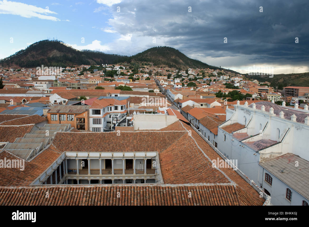 Cityscape, Sucre, Bolivia. Stock Photo