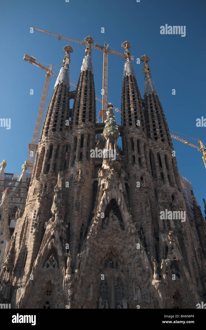 Sagrada Familia designed by Anton Gaudi, Barcelona. Stock Photo