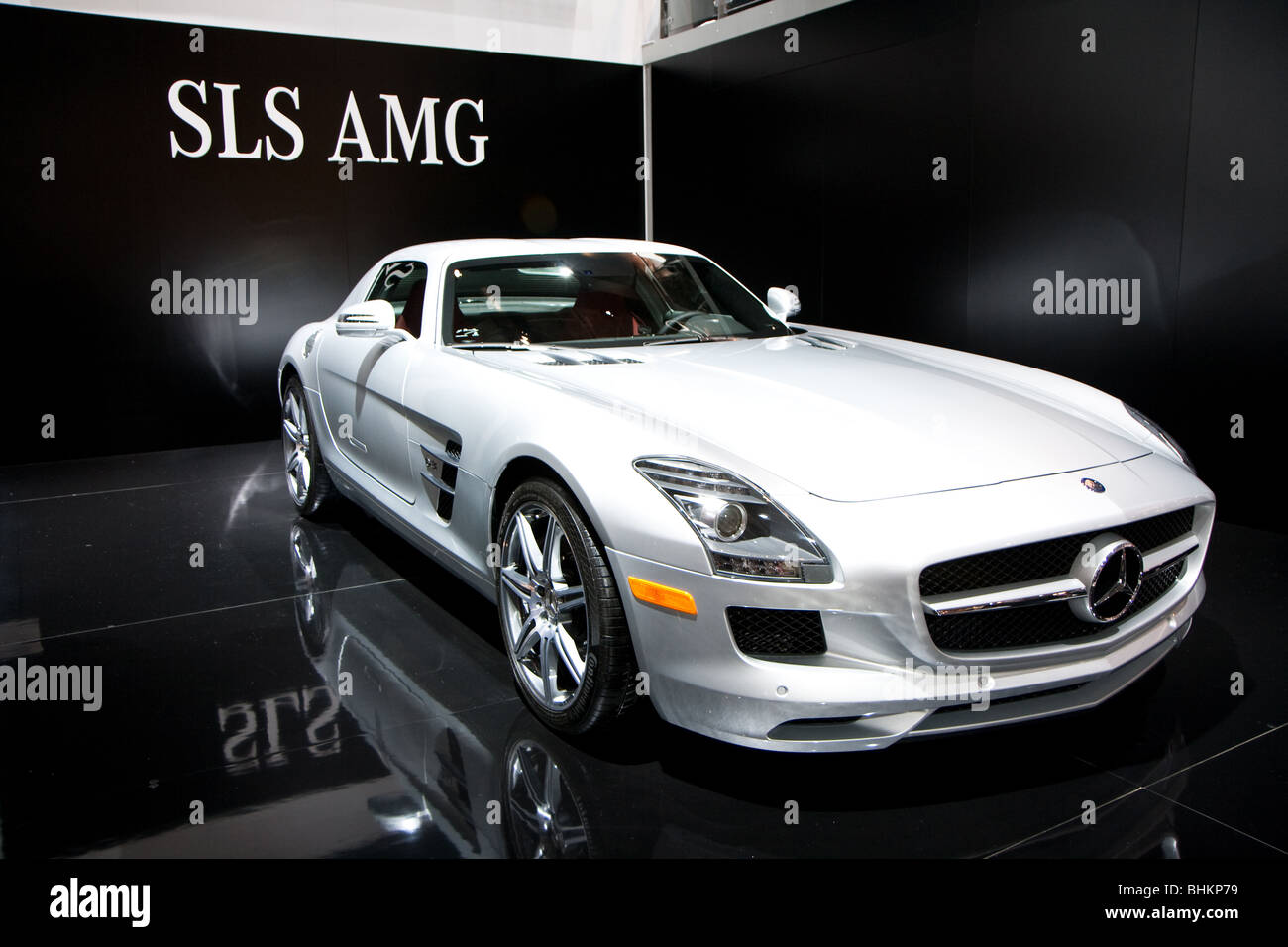 'Mercedes Benz' 'Mercedes-Benz' 'SLS AMG' Stock Photo