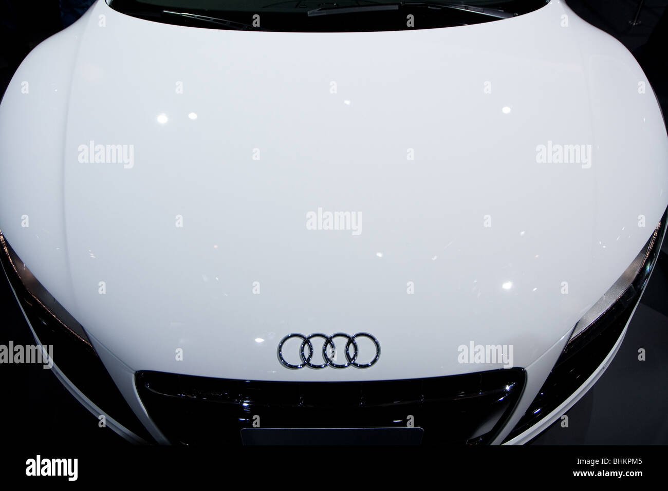 front hood audi r8 Stock Photo