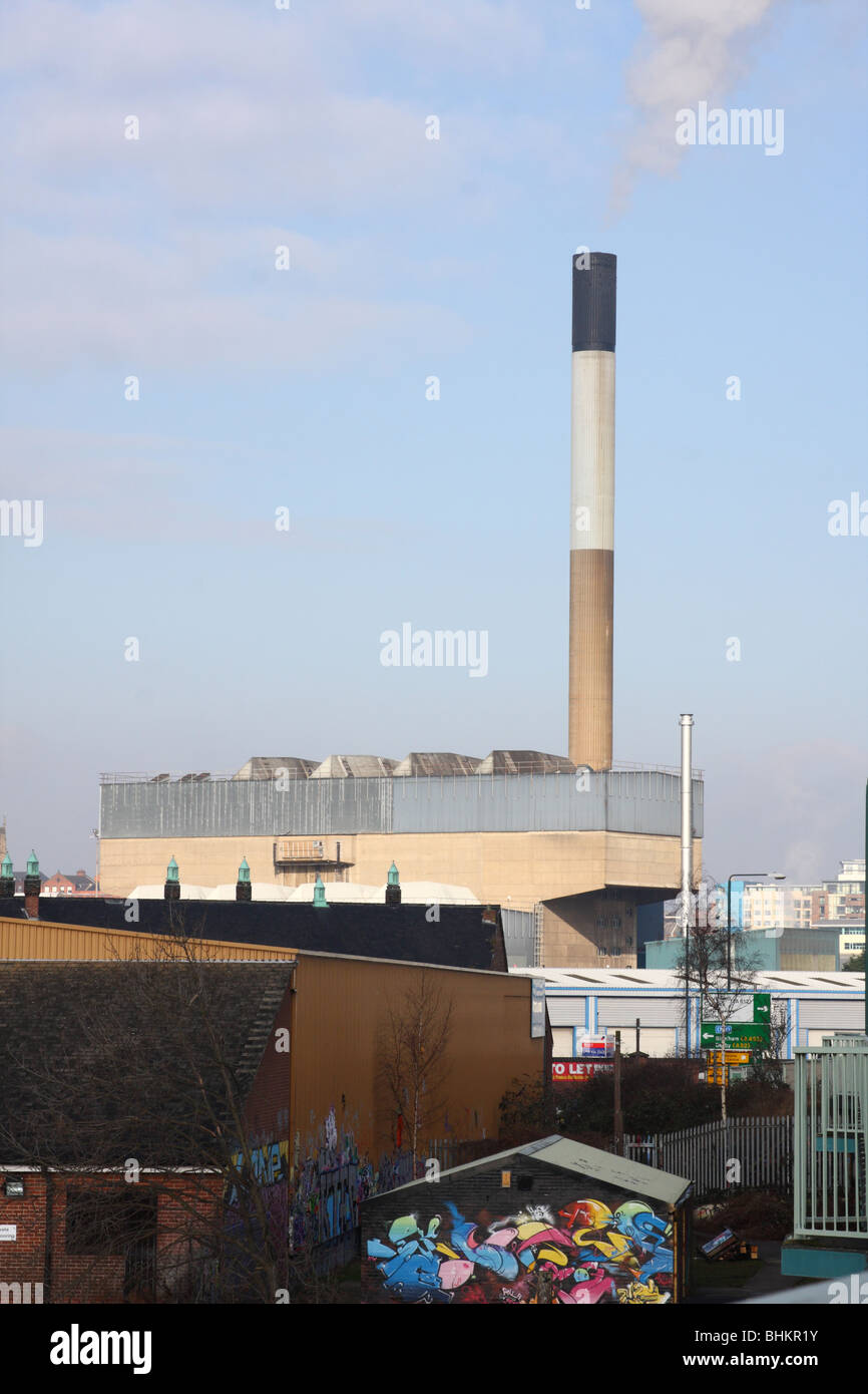 The Eastcroft Incinerator in Nottingham, England, U.K. Stock Photo