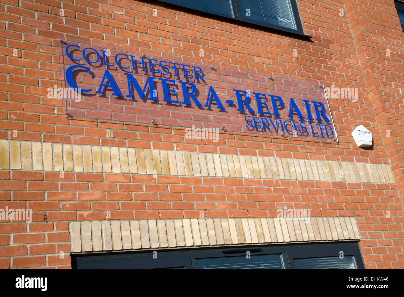 Colchester camera repair service sign, Essex, England Stock Photo Alamy
