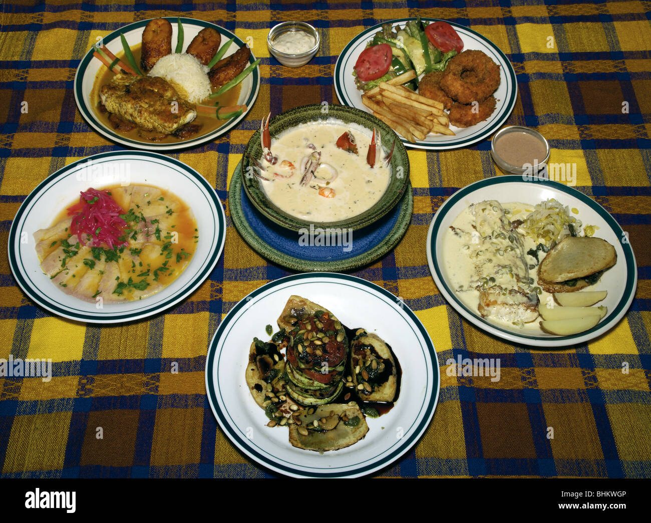 El Salvador. Salvadoran gastronomy. Stock Photo