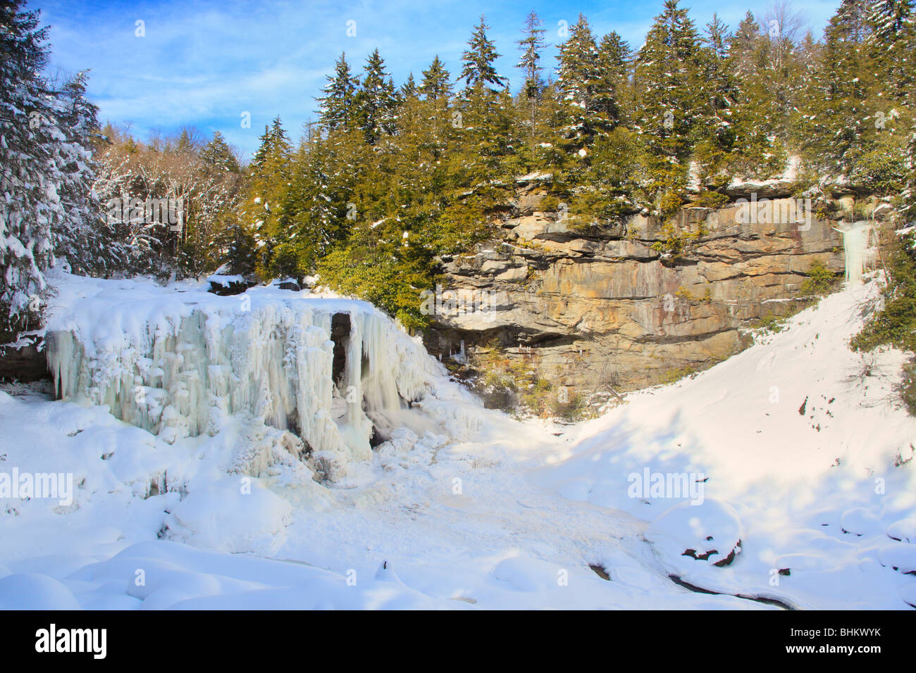 Blackwater Falls in Blackwater Falls State Park, Davis, West Virginia