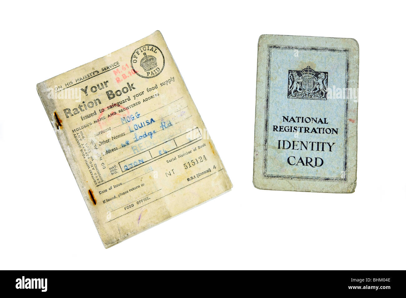 Ration card Cut Out Stock Images & Pictures - Alamy