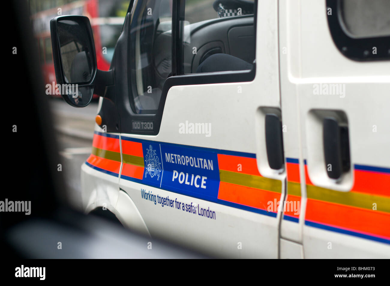 Metropolitan police van Stock Photo