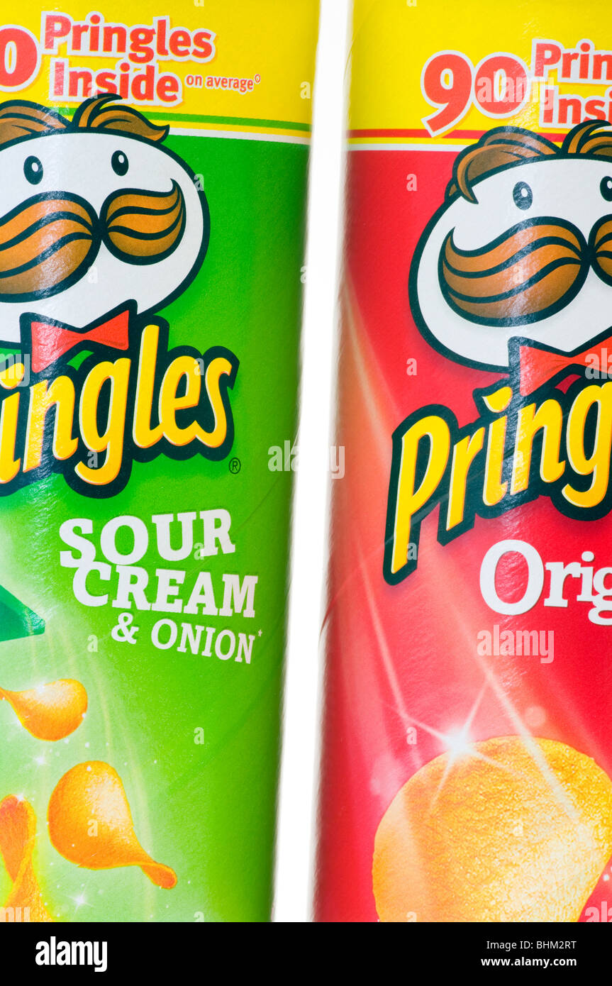 Tubes Of Pringles Stock Photo - Alamy