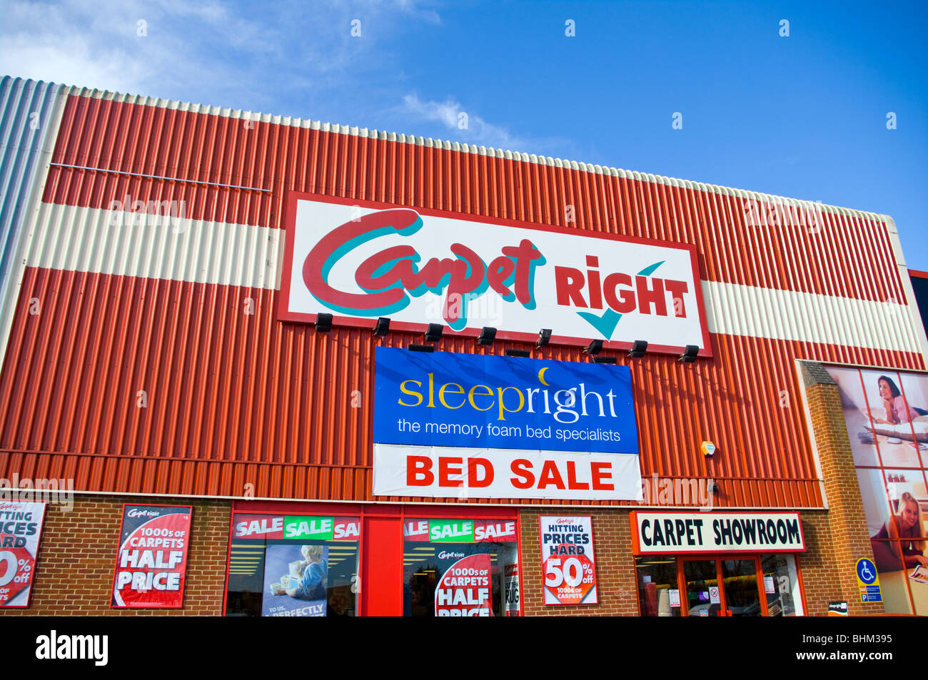 Carpetright carpet right hires stock photography and images Alamy