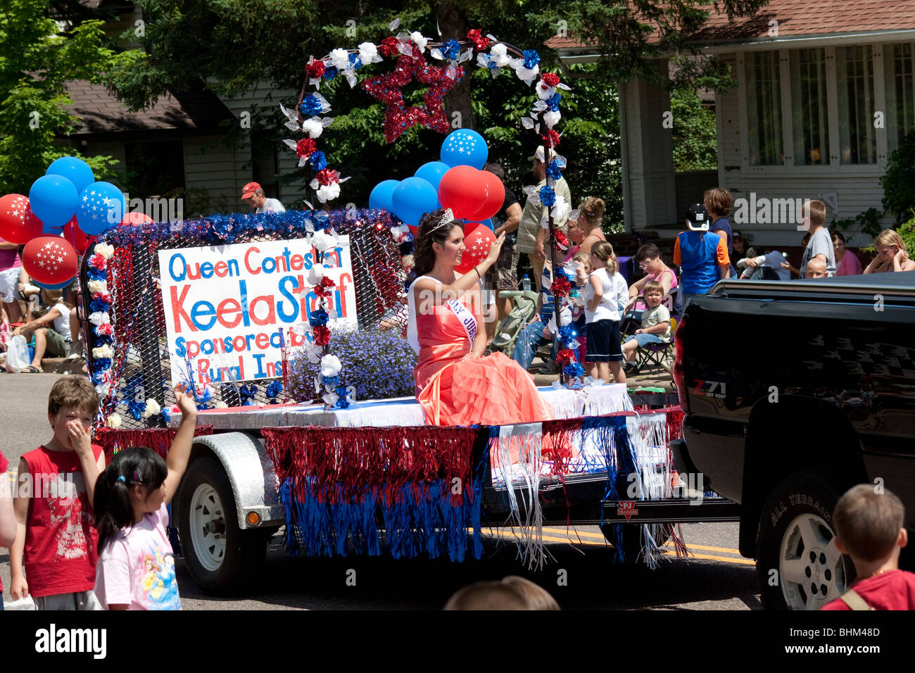 Fourth of July Parade Winter, WI Stock Photo Alamy