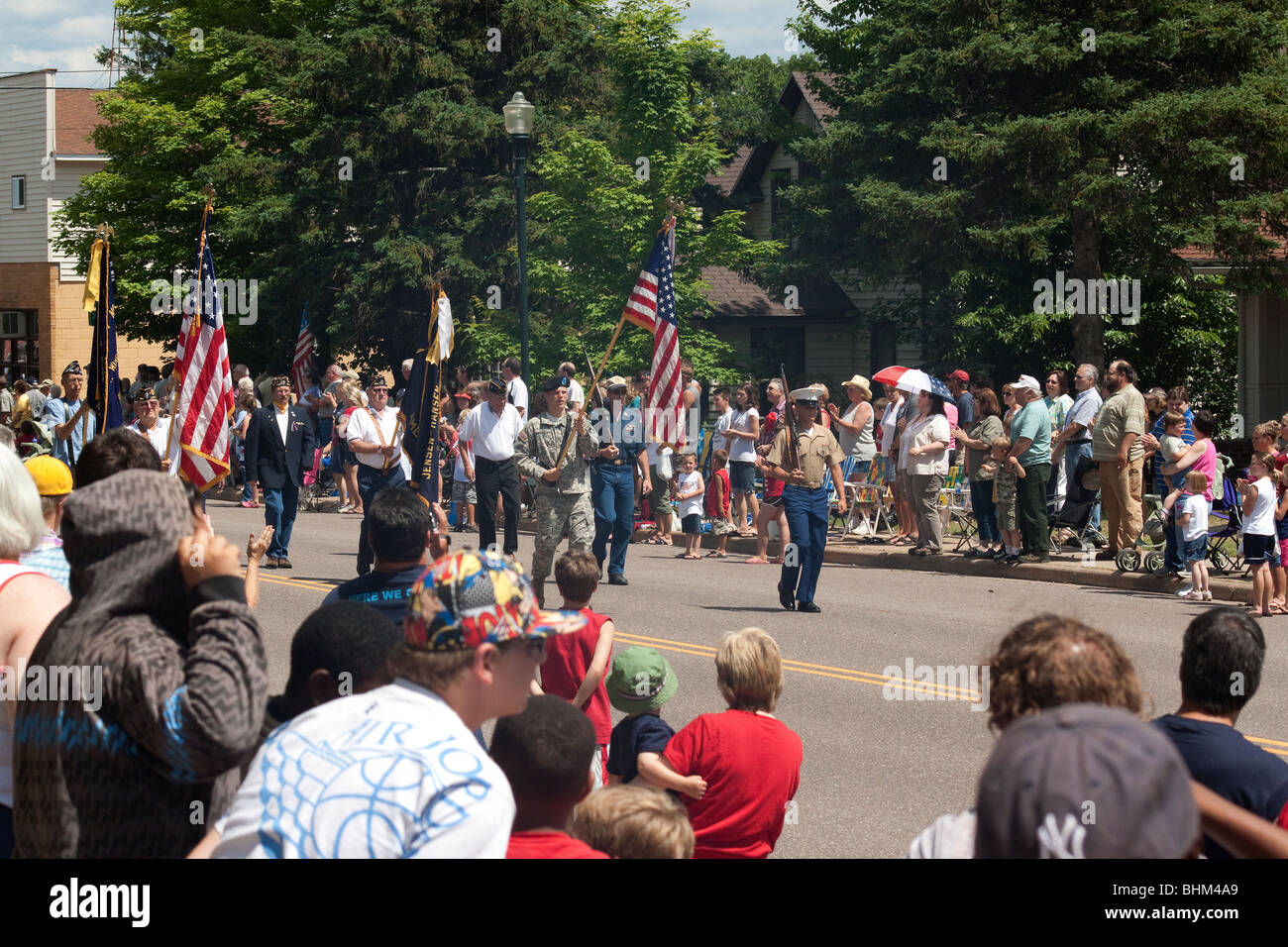 Fourth of July Parade Winter, WI Stock Photo Alamy