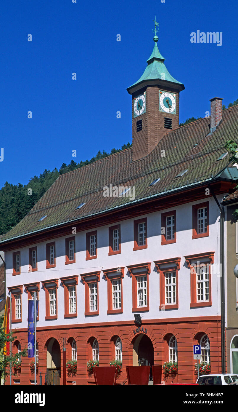 town hall, Triberg, Black Forest, Germany Stock Photo