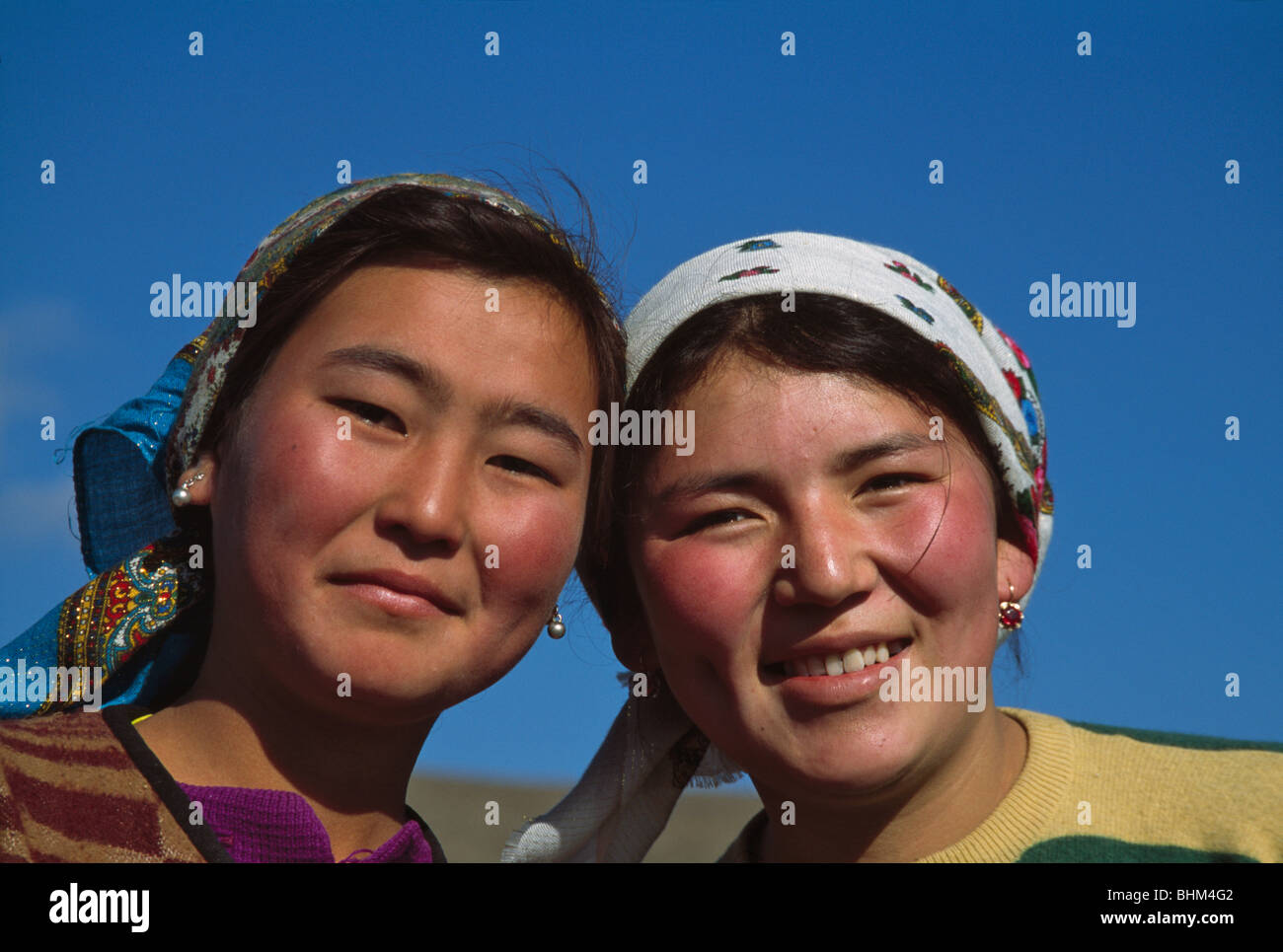 Kyrgyz girls, Kyrgyzstan Stock Photo - Alamy