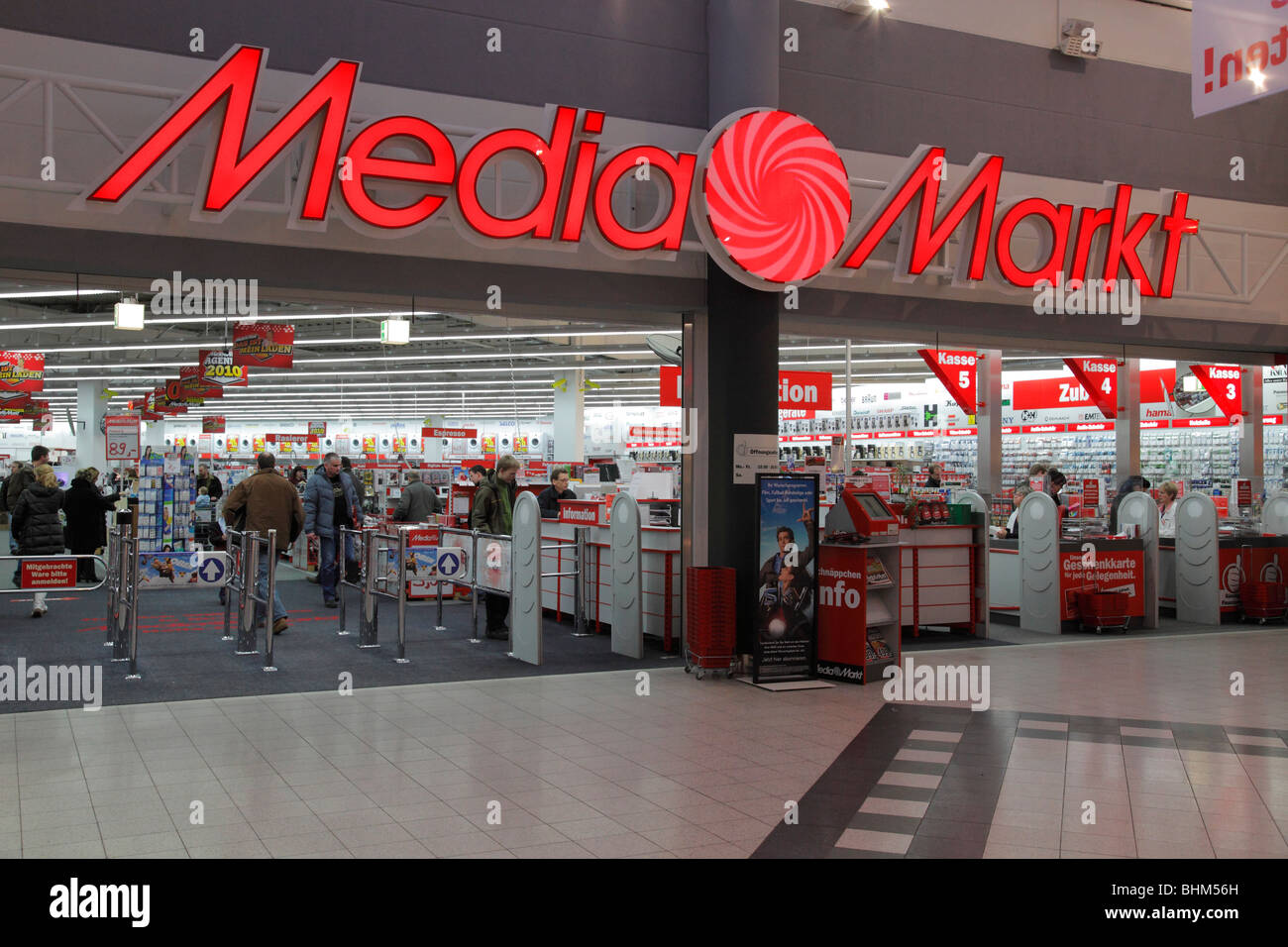 Media Markt in Halle-Peißen, Germany Stock Photo