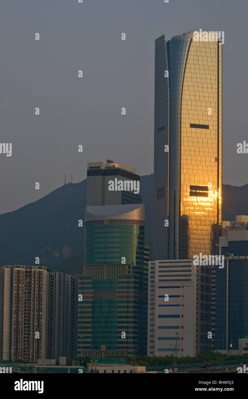 One Island East Tower, Quarry Bay, Hong Kong Island Stock Photo