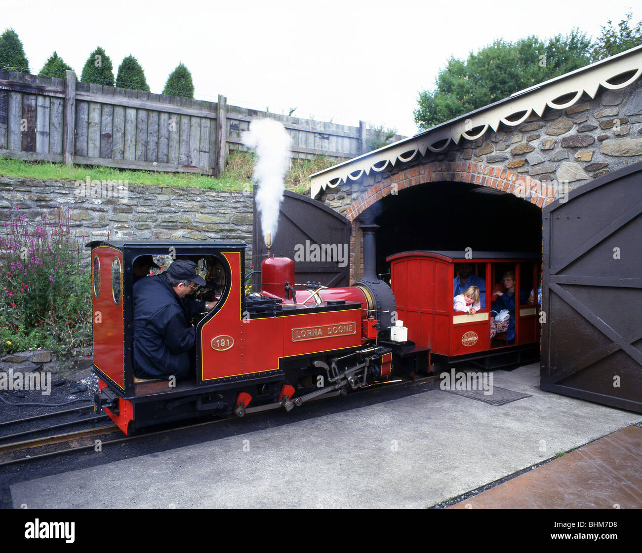 Exmoor Steam Railway, Exmoor National Park, Devon, England, United