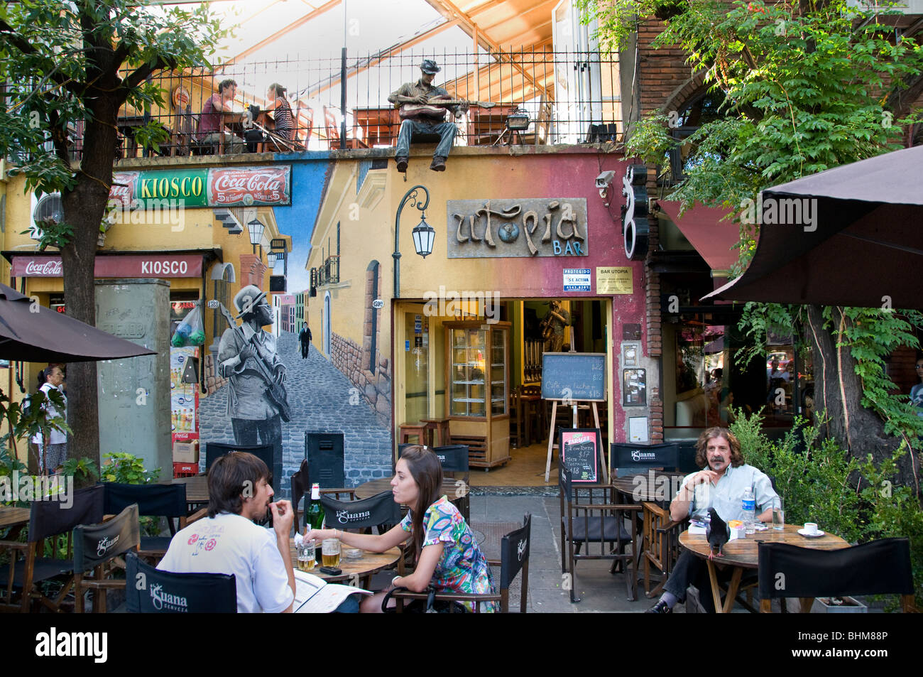 Soho Palermo Viejo Bar Cafe Pub Buenos Aires Restaurant Argentina Stock