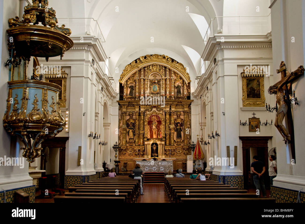 Buenos Aires Argentina Church Iglesia de Nuestra Senora del Pilar near the  famous graveyard Cementario de la Recoleta Stock Photo - Alamy